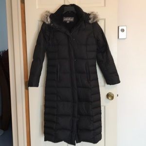 Eddie Bauer Lodge Down Duffle Coat.